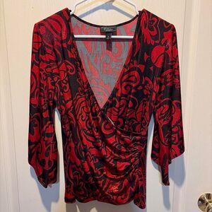 Dressbarn Women's multi Blouse